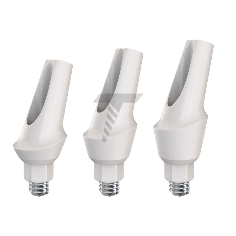 Peek Temporary Anatomic Angled Abutment 15°