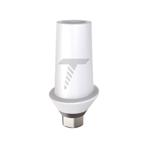 Straight Zirconia Abutment With Titanium Base Slim Platform