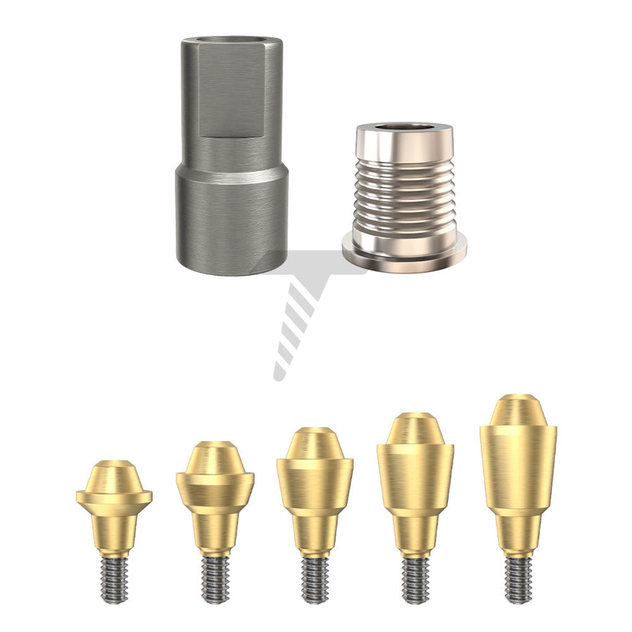 Straight Multi Unit CAD/CAM Set Regular Platform (RP)