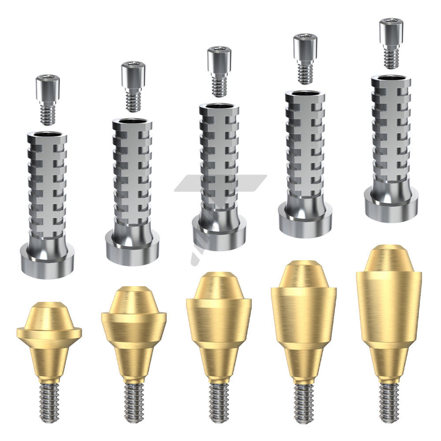Straight Multi Unit Titanium Set Narrow Platform (NP)