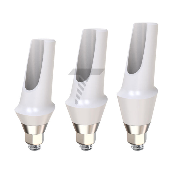 Angulated Zirconia Abutment 15° With Titanium Base Narrow Platform (NP)