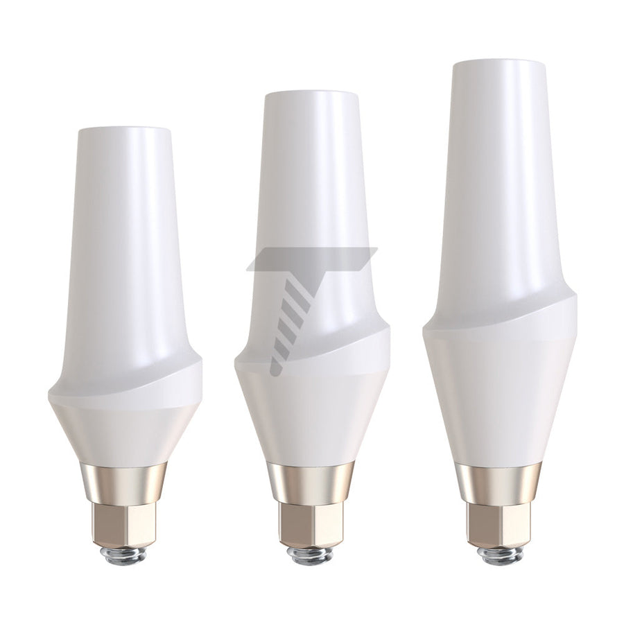 Straight Zirconia Abutment With Titanium Base Narrow Platform (NP)