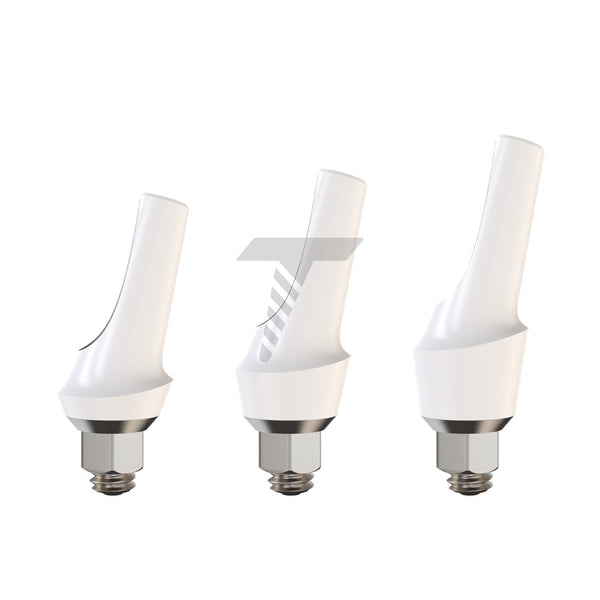 Angulated Zirconia Abutment 15° With Titanium Base