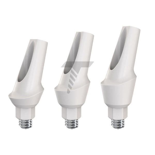 Peek Temporary Anatomic Angled Abutment 15°