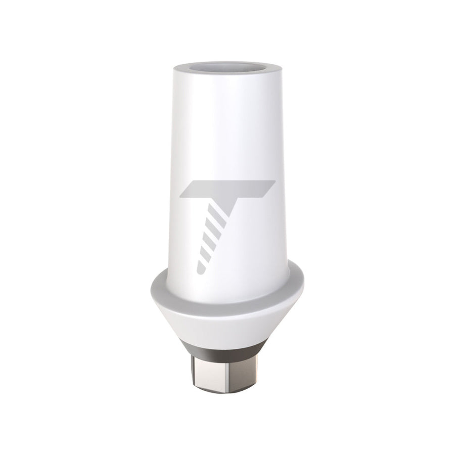 Straight Zirconia Abutment With Titanium Base Slim Platform