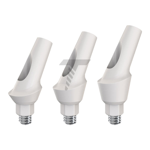 Peek Temporary Anatomic Angled Abutment 25°