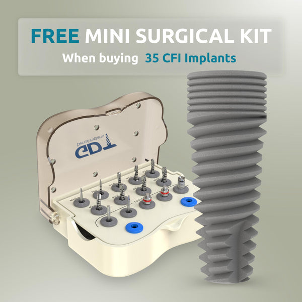 Buy 35 CFI Implants, Get a FREE Basic Surgical Kit!