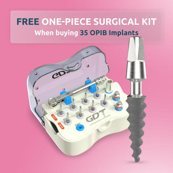 Buy 35 OPIB One Piece Implants, Get a FREE Basic Surgical Kit!
