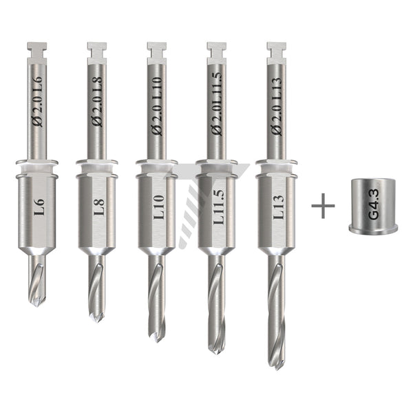 Guided Surgery Drill Ø2.0mm External Irrigated + Guide Sleeve