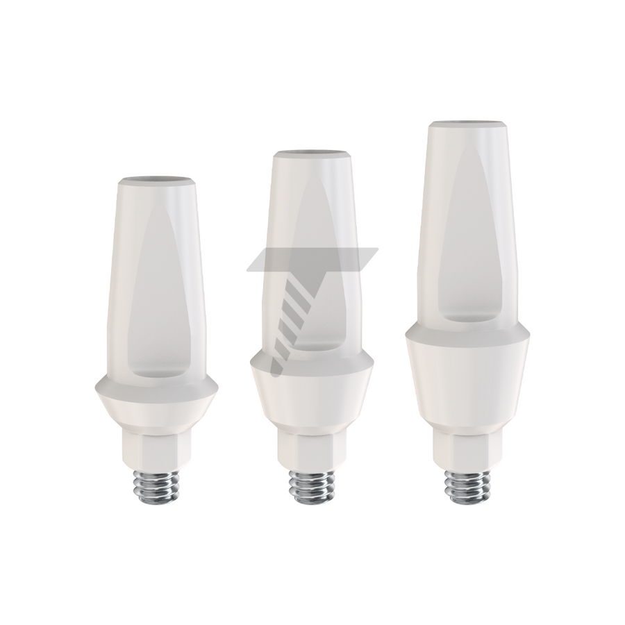 Peek Temporary Anatomic Straight Abutment