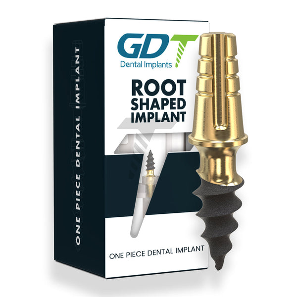 ROT- Root Shaped Short Neck One Piece Implant