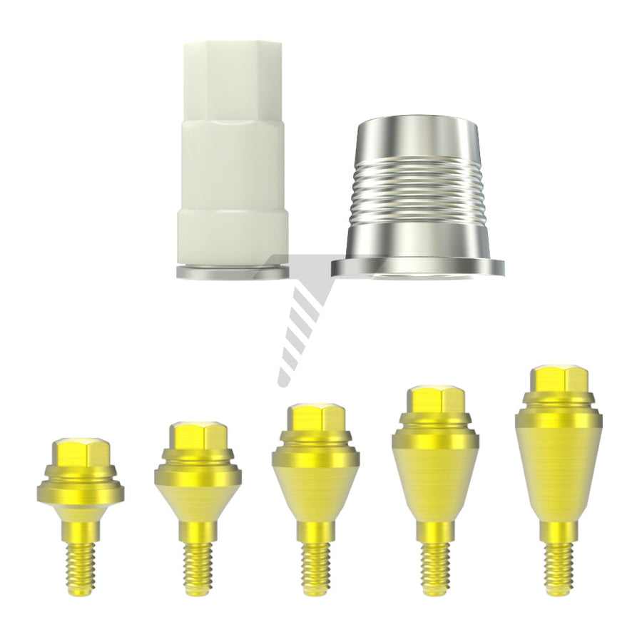 Straight Multi Unit 1.4 CAD/CAM Set Slim Platform