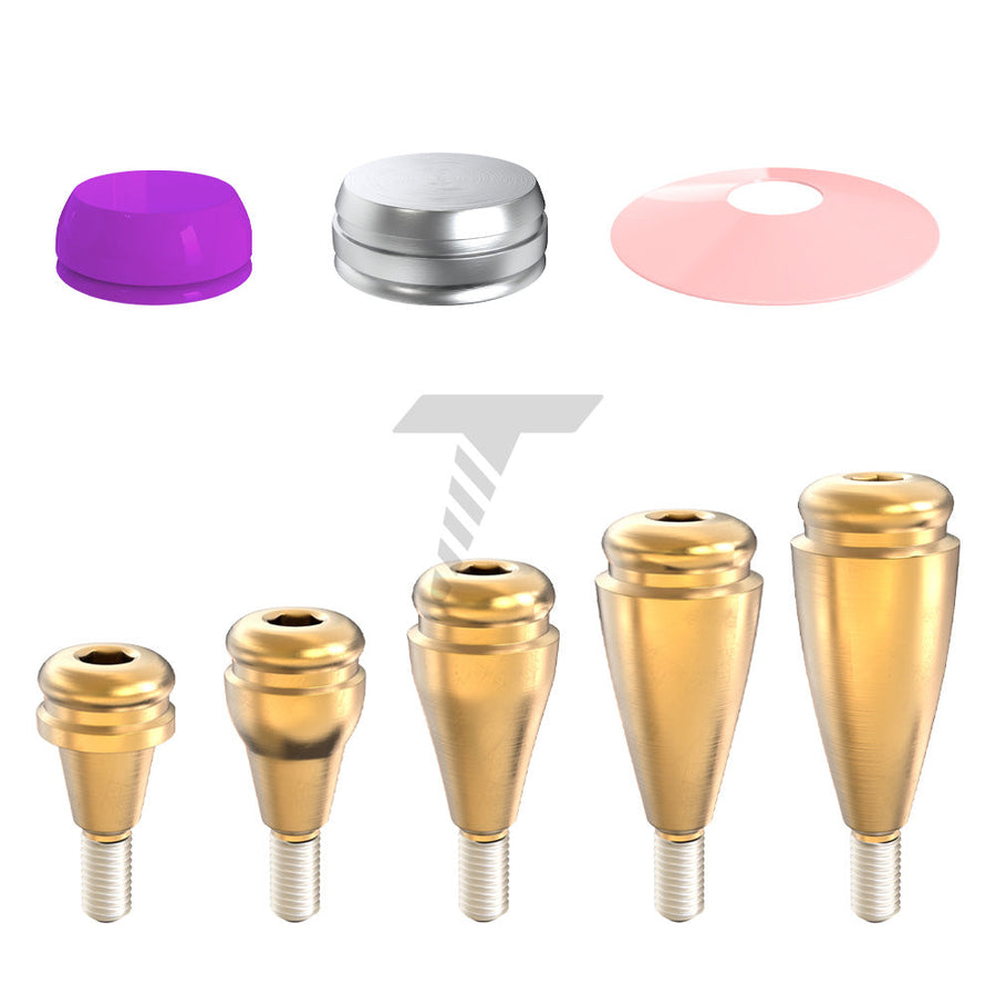 Straight Click Attachment Strong Silicone Set Narrow Platform (NP)