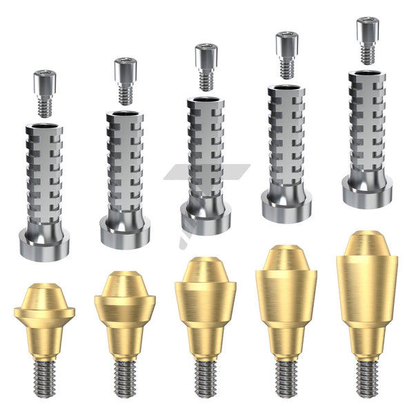 Straight Multi Unit Titanium Set Regular Platform (RP)