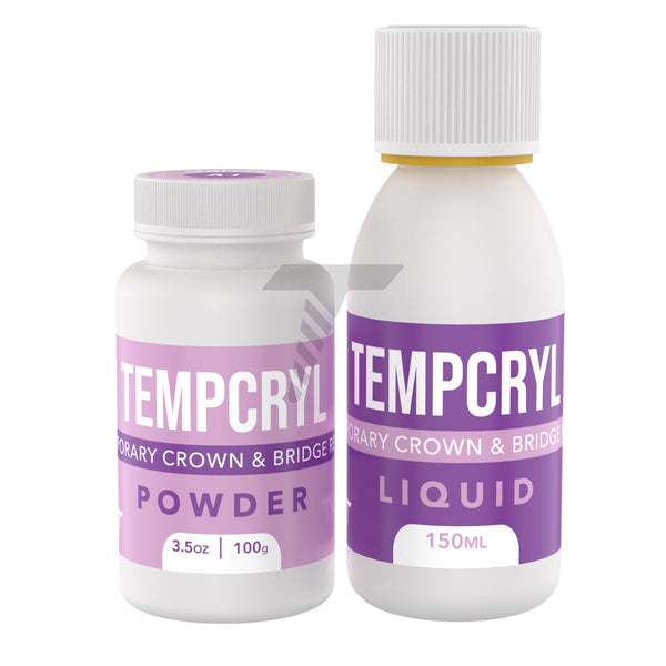 GDT Tempcryl Resin Powder 100g And Liquid 150ml Set