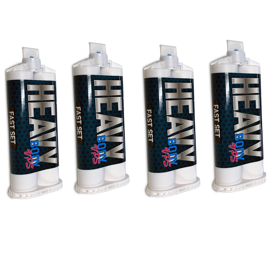 VPS Heavy Body Fast Set Impression Material — 50 mL Cartridges (4-Pack)