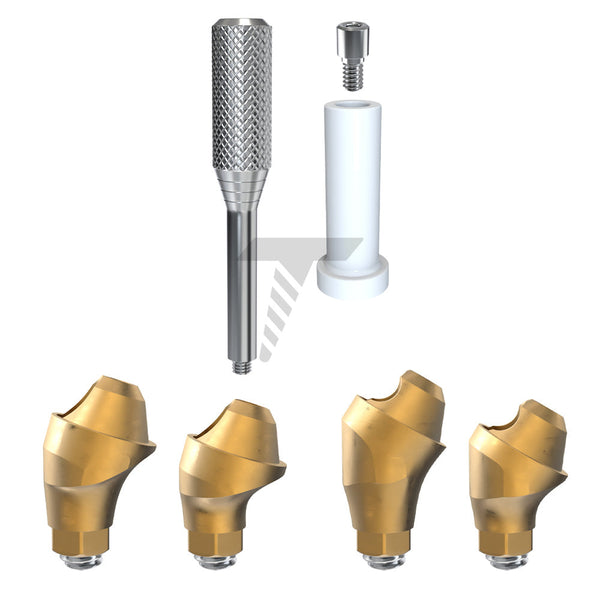 Angulated Multi Unit 17°/30° Plastic Sleeve Set Regular Platform (RP)