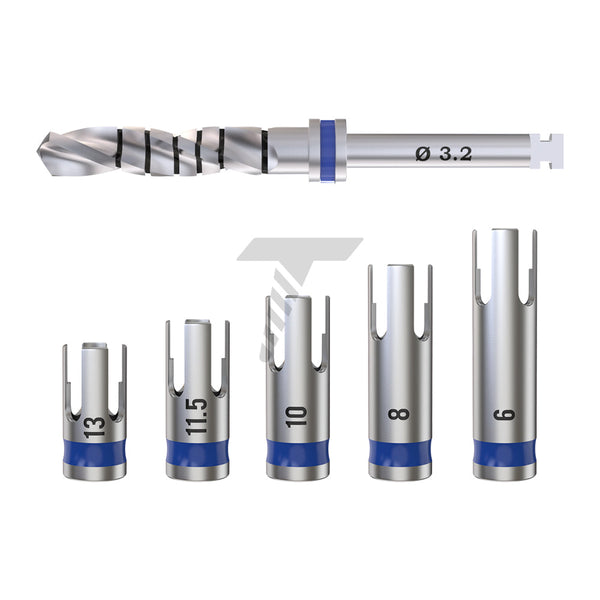Drill Ø3.2 with Stoppers Set