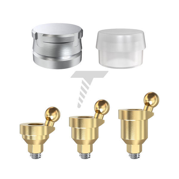 Angulated 18° Ball Attachment Standard Set