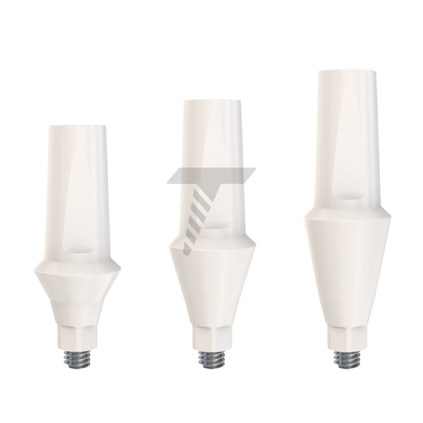 Peek Temporary Anatomic Straight Abutment Narrow Platform (NP)