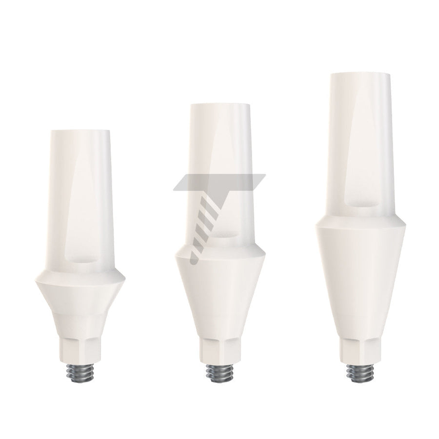 Peek Temporary Anatomic Straight Abutment Narrow Platform (NP)