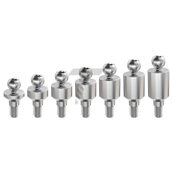 Straight Ball Attachment Slim Platform