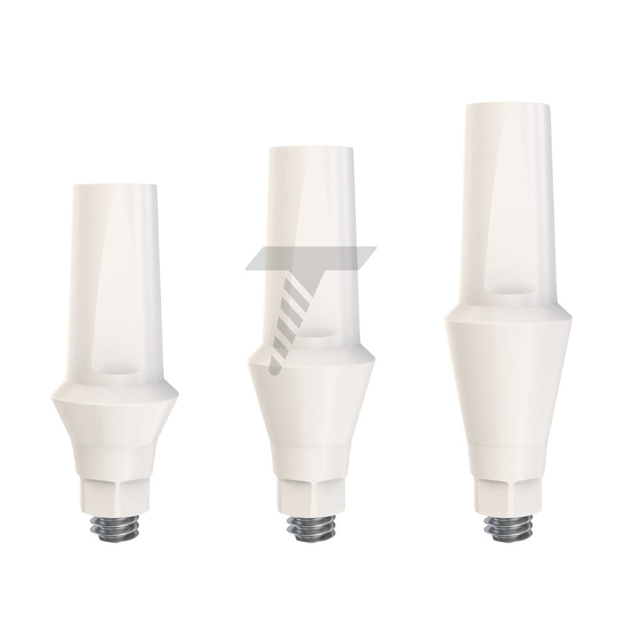 Peek Temporary Anatomic Straight Abutment Regular Platform (RP)