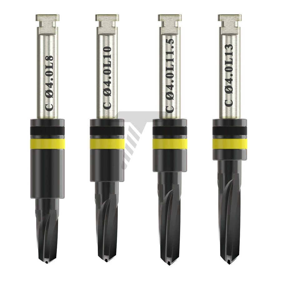 DLC Conical Integral Stopper Drills Ø2.8mmXØ4.0mm
