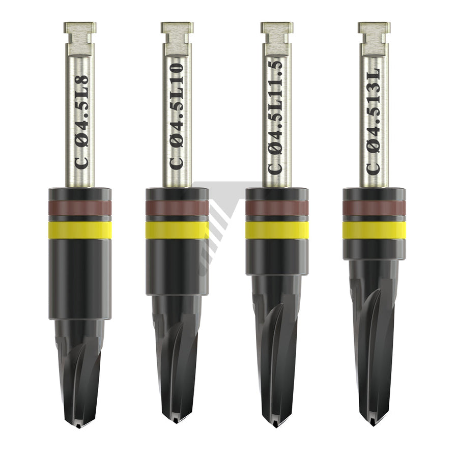 DLC Conical Integral Stopper Drills Ø2.8mmXØ4.5mm